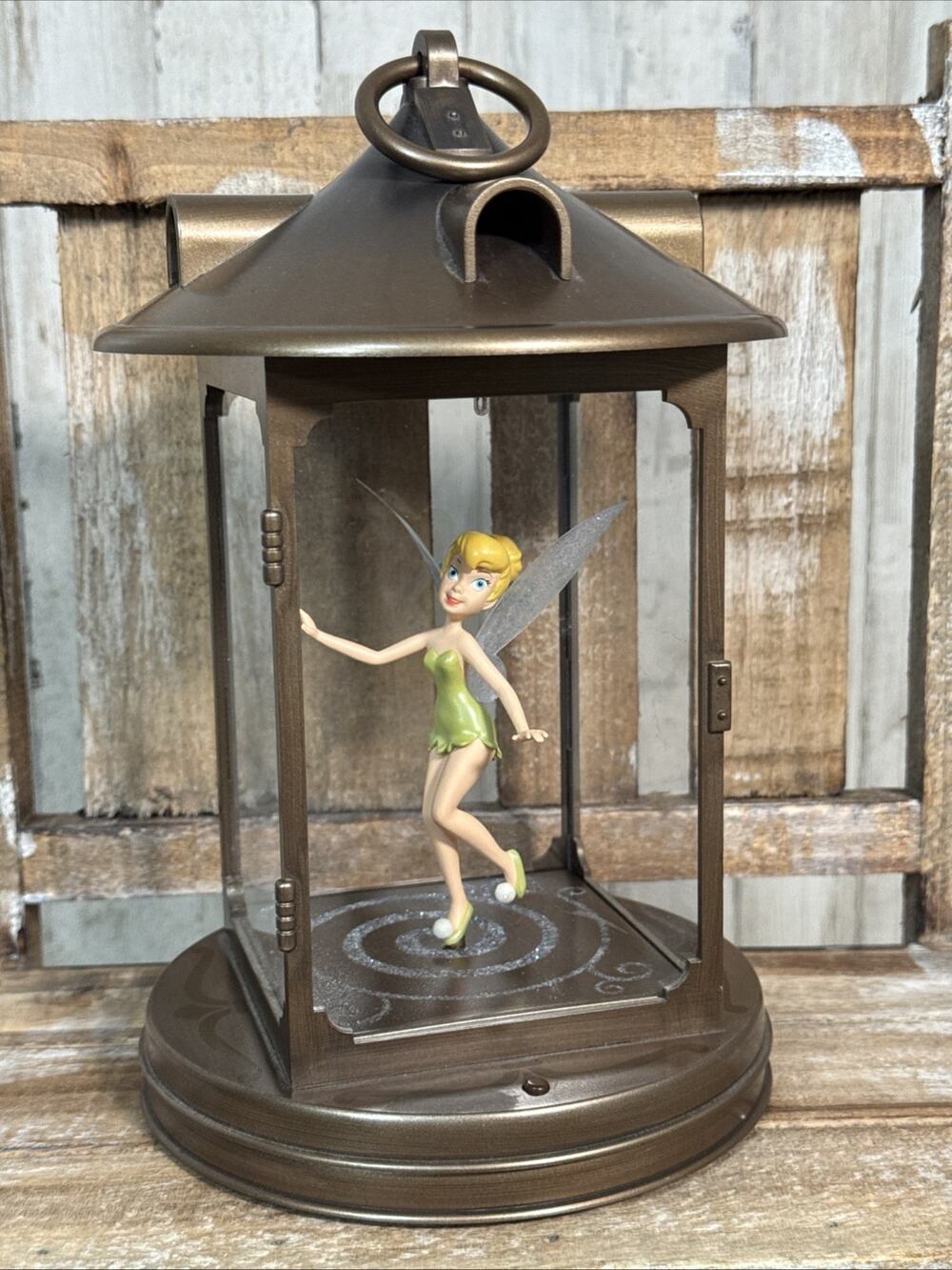 Vintage Hallmark Disney Tinkerbell Lantern Lights And Sound 2005 - Picture 1 of 8